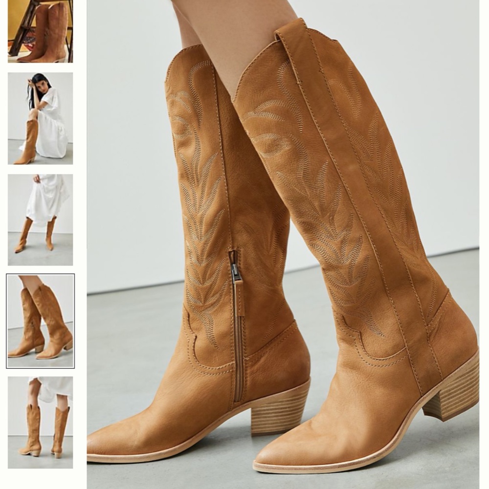 Dolce Vita Solei - Whiskey Brown Tall Western Boot